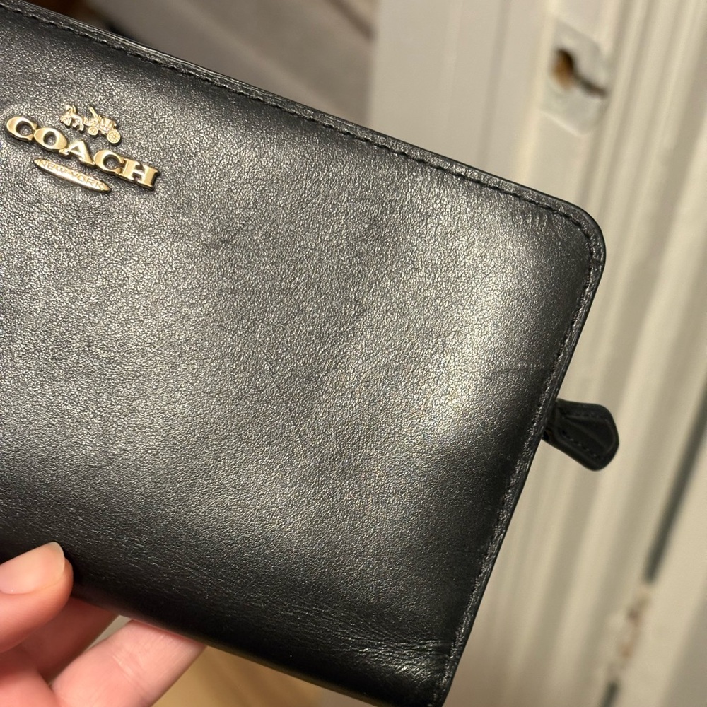 Coach Black Leather Wallet - Picture 5 of 6